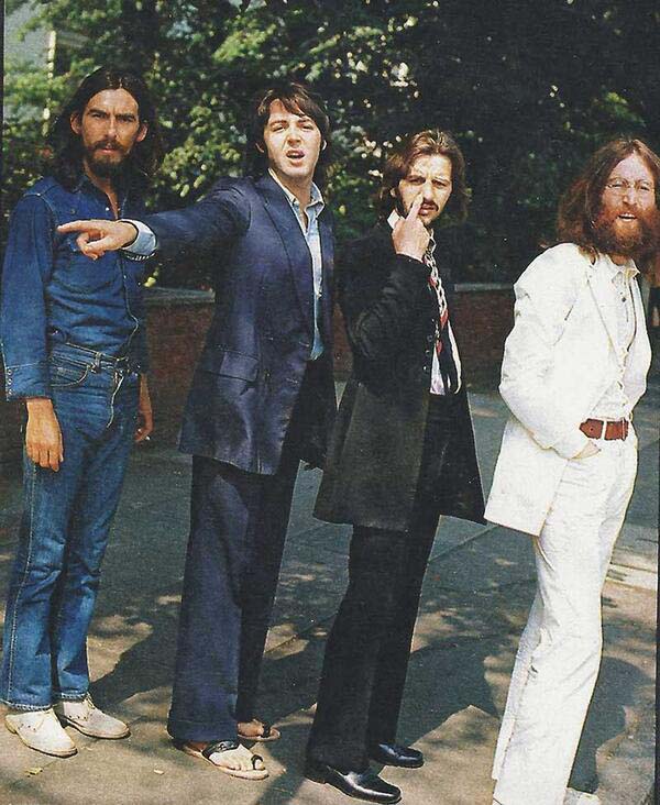 rare historical photo of the beatles before abbey road